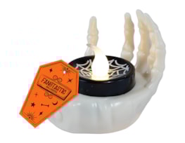 Halloween Skeleton Hand With LED Candle Halloween Skeleton Hand With LED Candle
