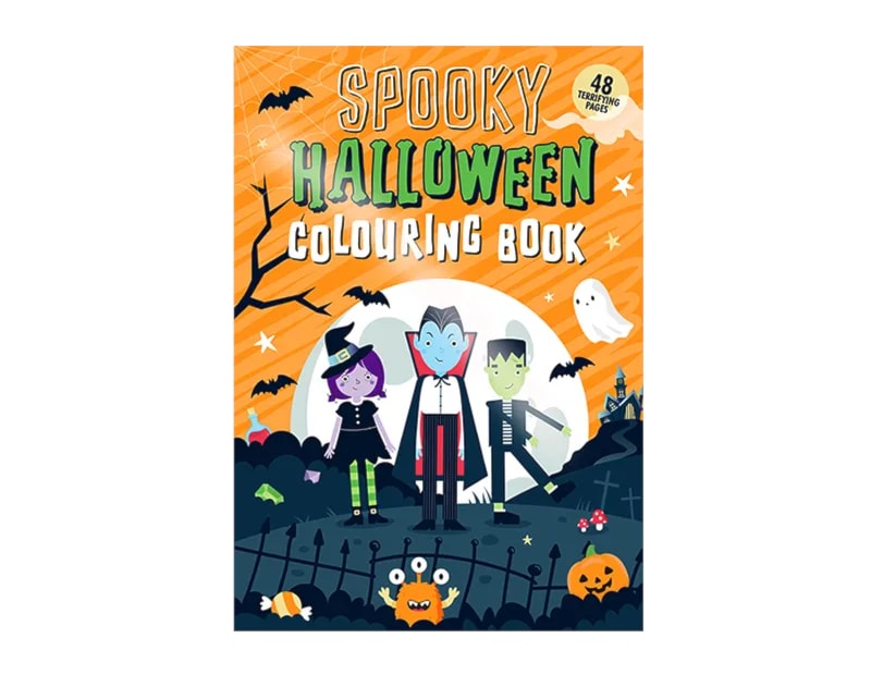 Wholesale Halloween Colouring Book CDU Wholesale Halloween Colouring Book CDU