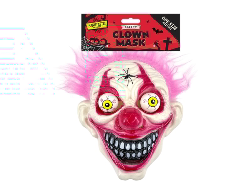 Wholesale Halloween Clown Mask Wholesale Halloween Clown Mask in Pink