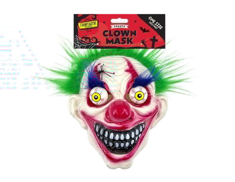 Wholesale Halloween Clown Mask in Green