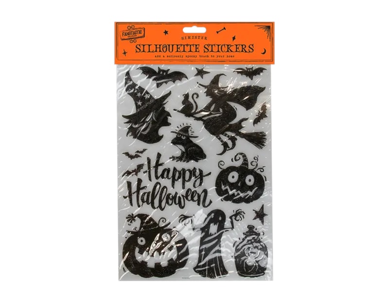Wholesale Halloween Silhouette Stickers | Gem import Ltd