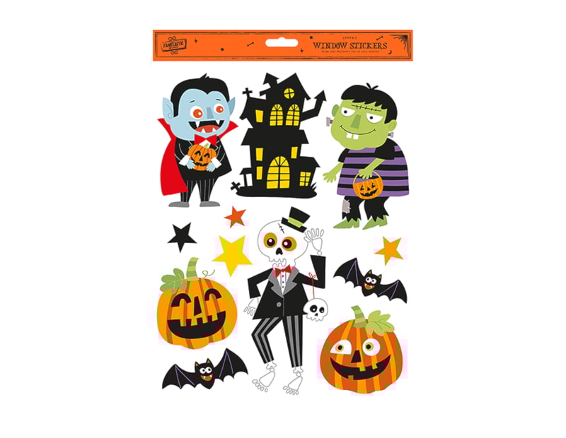 Wholesale Halloween Glitter Window Stickers