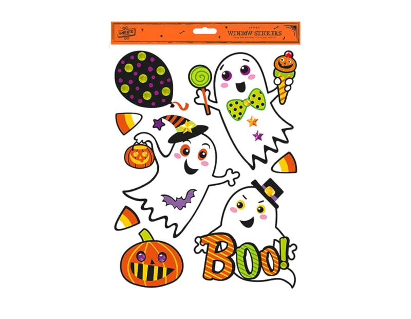 Wholesale Halloween Glitter Window Stickers