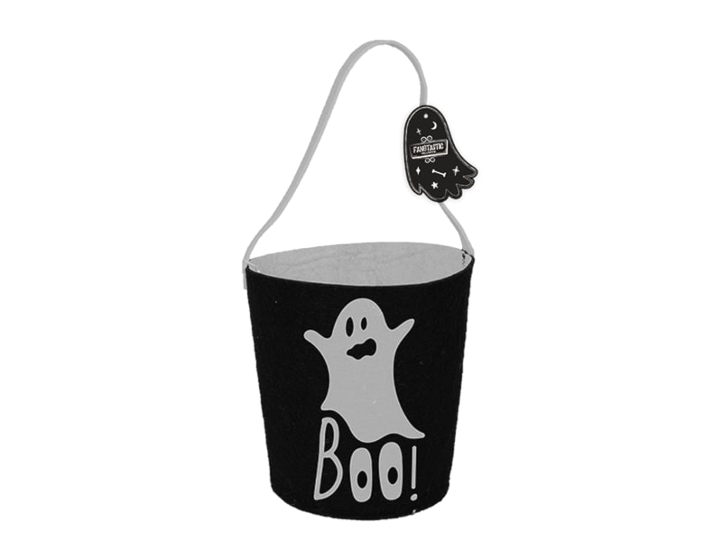 Wholesale Felt Treat Bucket 18cm Wholesale Felt Treat Bucket 18cm