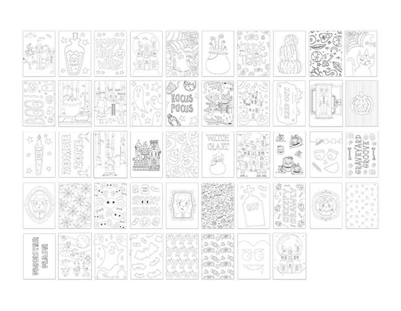 Wholesale Halloween Colouring Book | Gem imports Ldt Wholesale Halloween Colouring Book | Gem imports Ldt