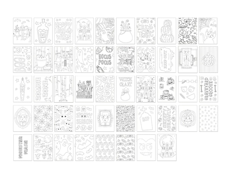 Wholesale Halloween Colouring Book | Gem imports Ldt