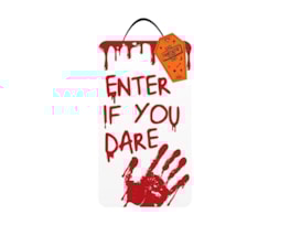 Wholesale Halloween warning plaque Wholesale Halloween warning plaque
