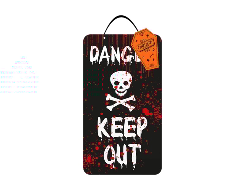 Wholesale Halloween warning plaque Wholesale Halloween warning plaque