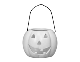 Wholesale Halloween Pumpkin Tealight Holder with Handle Wholesale Halloween Pumpkin Tealight Holder with Handle