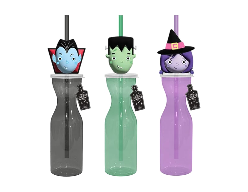 Wholesale Halloween Character Drinking Bottle 500ml CDU