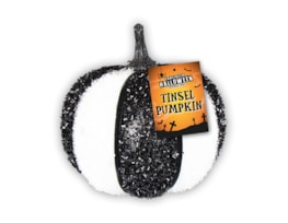 Wholesale Halloween Tinsel Pumpkin 14cm Wholesale Halloween Tinsel Pumpkin 14cm