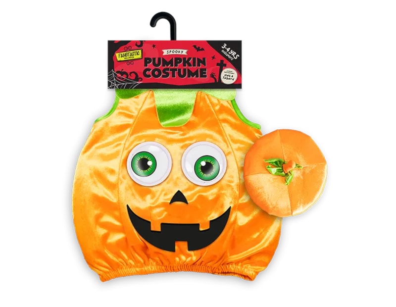 Wholesale Halloween Kids Pumpkin Costume