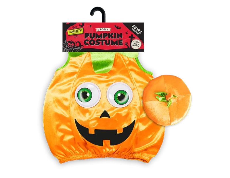 Wholesale Halloween Kids Pumpkin Costume