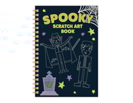 Wholesale Spooky Halloween Scratch Art Book CDU Wholesale Spooky Halloween Scratch Art Book CDU