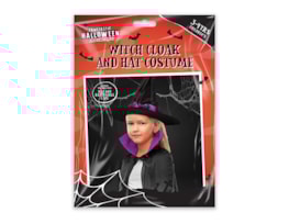 Wholesale Children's Witch Cloak & Hat Costume Wholesale Children's Witch Cloak & Hat Costume
