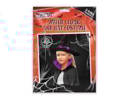 Wholesale Children's Witch Cloak & Hat Costume