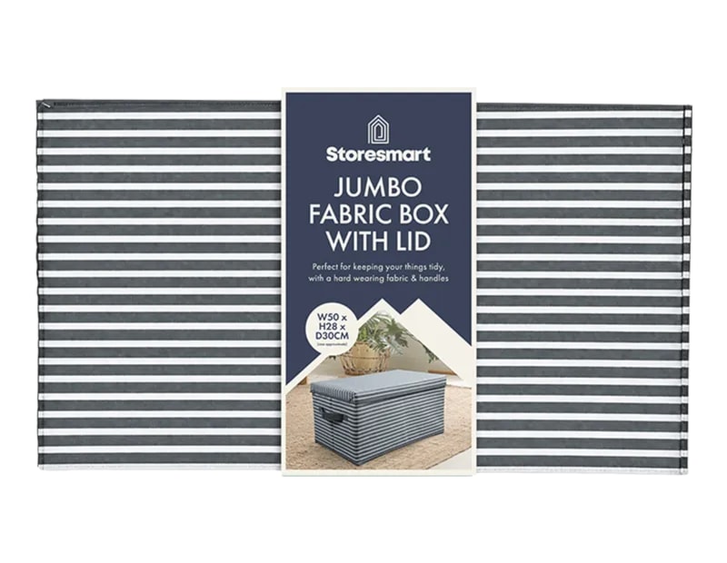 Wholesale Jumbo Fabric Box with Lid 28X50X30CM CDU Wholesale Jumbo Fabric Box with Lid 28X50X30CM CDU