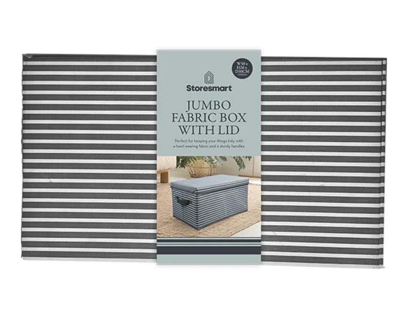 Wholesale Jumbo Fabric Box with Lid 28X50X30CM CDU Wholesale Jumbo Fabric Box with Lid 28X50X30CM CDU