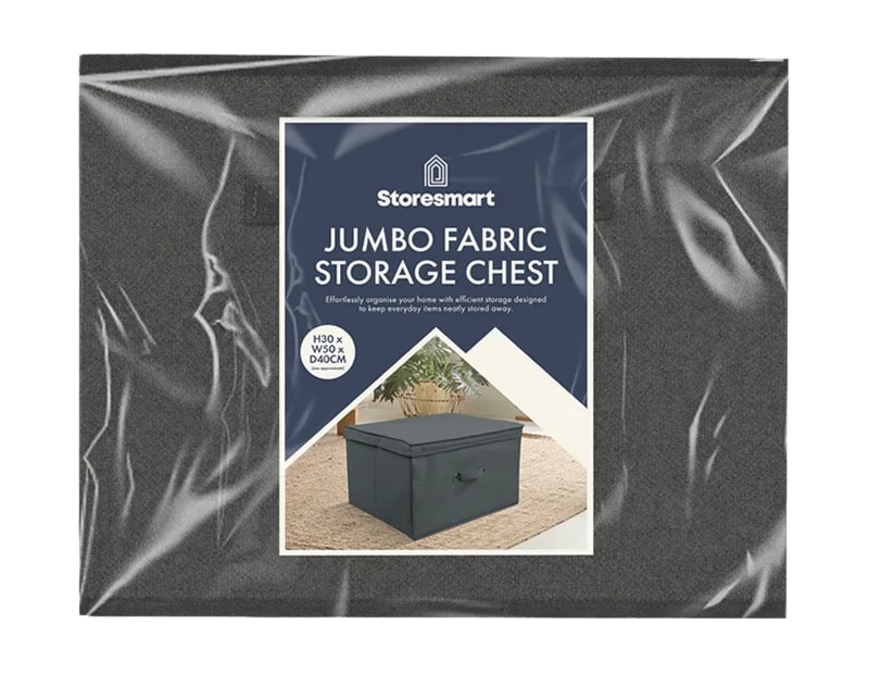 Wholesale Jumbo Printed Fabric Storage Chest 30X50X40CM CDU Wholesale Jumbo Printed Fabric Storage Chest 30X50X40CM CDU