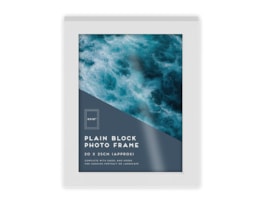 Wholesale White Block Photo Frame 8 X 10" 1pk CDU Wholesale White Block Photo Frame 8 X 10" 1pk CDU