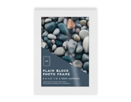 Wholesale White Block Photo Frame A4 1pk CDU