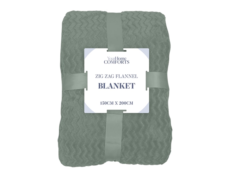 Wholesale Zig Zag Flannel Blanket 150 x 200cm Wholesale Zig Zag Flannel Blanket 150 x 200cm