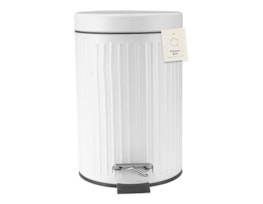 Wholesale 3L Ribbed Metal Pedal Bin
