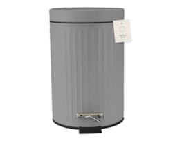Wholesale 3L Ribbed Metal Pedal Bin Wholesale 3L Ribbed Metal Pedal Bin