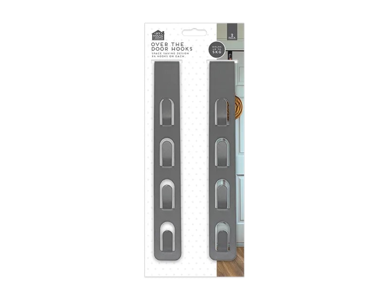 Wholesale Long Over The Door Hooks 2pk
