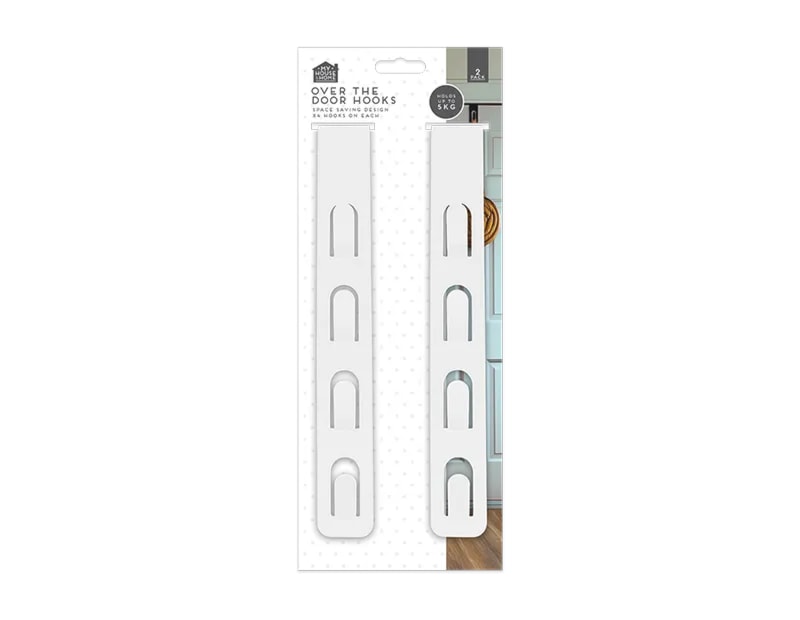 Wholesale Long Over The Door Hooks 2pk