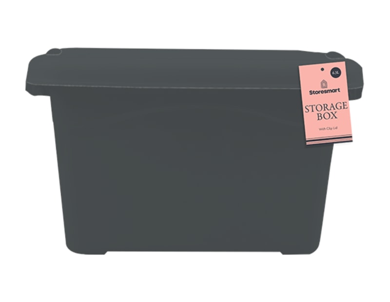 Wholesale Storage Box With Clip Lid 6.3L Wholesale Storage Box With Clip Lid 6.3L