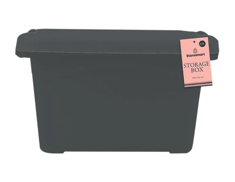 Wholesale Storage Box With Clip Lid 6.3L Wholesale Storage Box With Clip Lid 6.3L