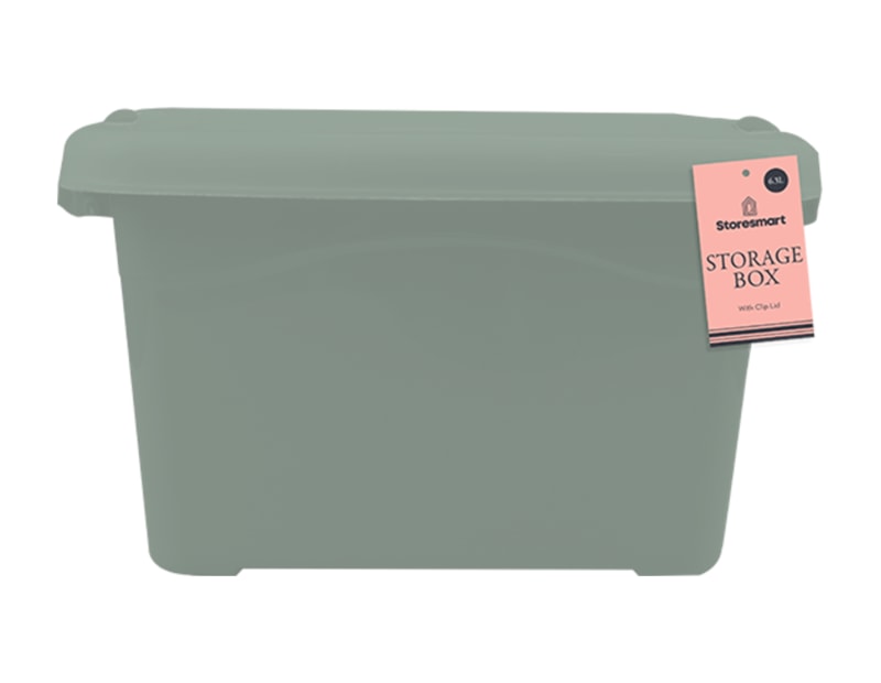Wholesale Storage Box With Clip Lid 6.3L Wholesale Storage Box With Clip Lid 6.3L