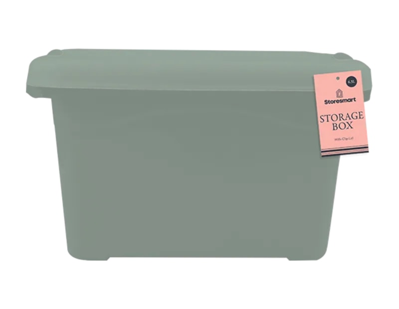 Wholesale Storage Box With Clip Lid 6.3L
