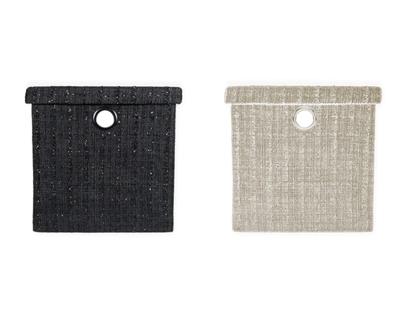 Wholesale Foldable Tweed Storage Box With Lid 30x30x30cm