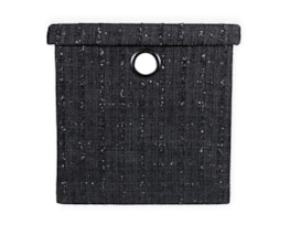 Wholesale Foldable Tweed Storage Box With Lid 30x30x30cm