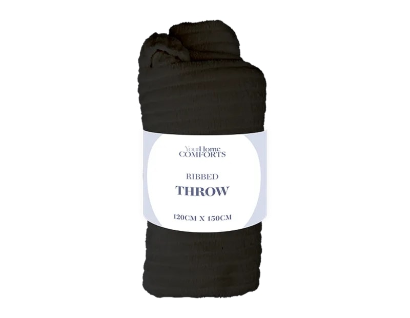 Wholesale Ribbed Throw 120cm x 150cm