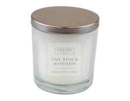 Wholesale Lime, Basil And Mandarin Luxury Candle
