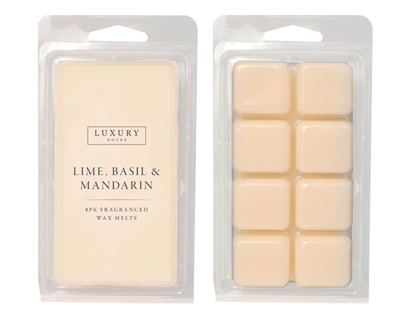 Wholesale Lime, Basil And Mandarin Wax Melts 8PK CDU