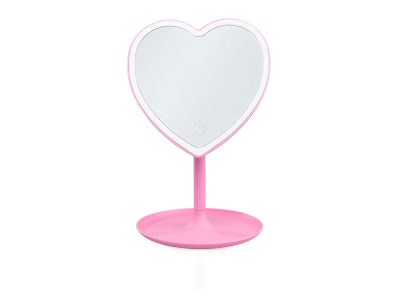 Wholesale Light Up Heart Mirror Wholesale Light Up Heart Mirror