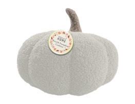 Bulk Buy Autumnal Boucle Pumpkin Cushion 28cm