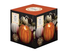 Wholesale Autumnal LED Wax Pumpkin Candle Wholesale Autumnal LED Wax Pumpkin Candle