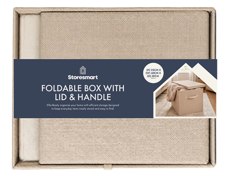 Wholesale Foldable Box With Lid And Handle CDU Wholesale Foldable Box With Lid And Handle CDU