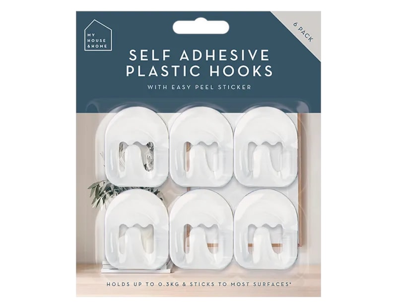 Wholesale Plastic Self-Adhesive Hooks | Gem imports Ltd.