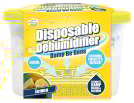 Wholesale Fragranced Dehumidifier 500ml 4 Pack Wholesale Fragranced Dehumidifier 500ml 4 Pack - Lemon