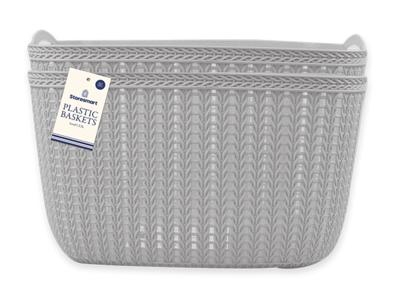 Wholesale Plastic Basket Small 2pk 3.3L Wholesale Plastic Basket Small 2pk 3.3L