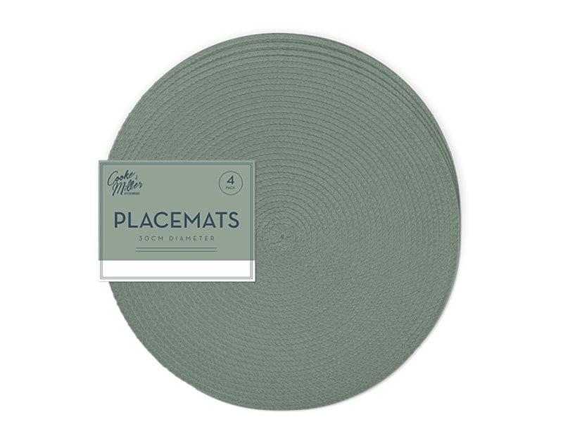Wholesale Natural Placemats 4pk Dia. 30cm Wholesale Natural Placemats 4pk Dia. 30cm