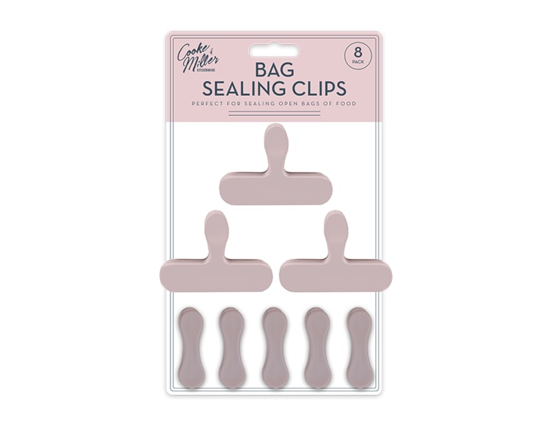 Wholesale Natural Bag Sealing Clips 8pk Wholesale Natural Bag Sealing Clips 8pk