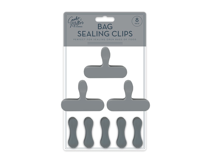 Wholesale Natural Bag Sealing Clips 8pk