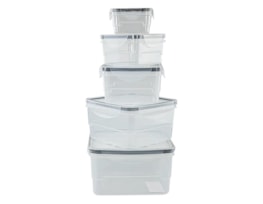 Wholesale Clip Lock Lid Food Containers 5pk